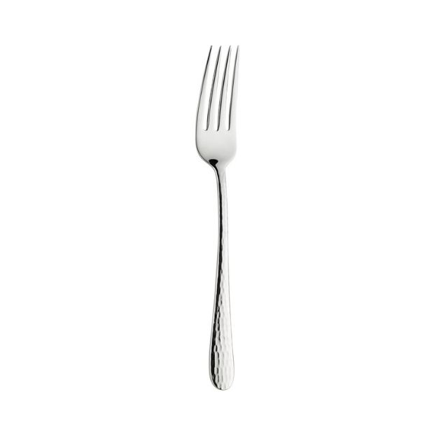 24-piece Pintinox Luna Steel cutlery set with sleek stainless steel utensils including forks, knives, and spoons arranged on a white background.