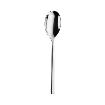 Glassware UK Pintinox Tie table spoon, elegant cutlery with a polished stainless steel finish, suitable for dining and serving.