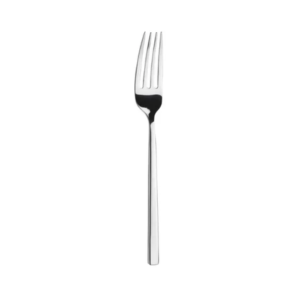 Glassware UK Pintinox Tie table fork, stainless steel cutlery with a sleek design, ideal for dining and table settings.