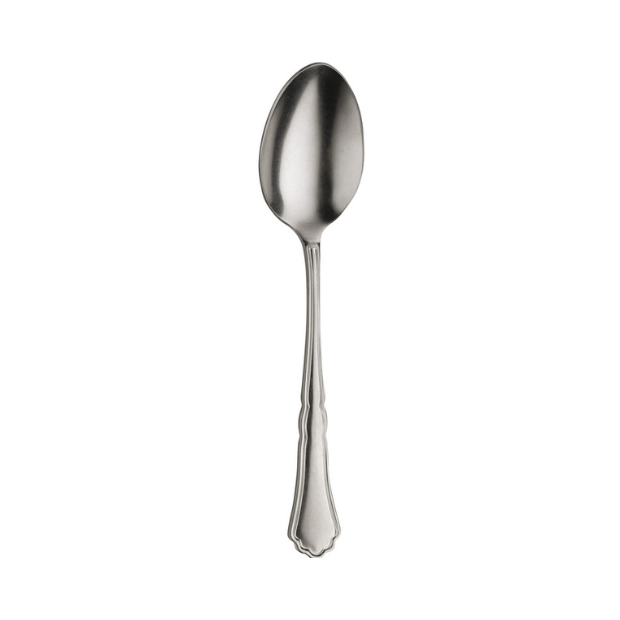 Stone washed Pintinox Settecento table spoon by Glassware UK, made of durable cutlery with a sleek, modern design.