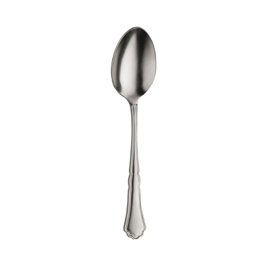 Stone washed Pintinox Settecento table spoon by Glassware UK, made of durable cutlery with a sleek, modern design.