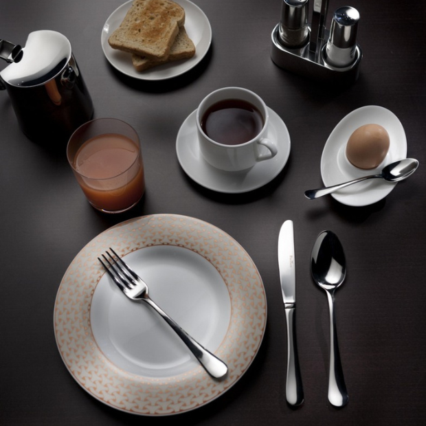 Glassware UK Pintinox Stresa tea spoon, elegant cutlery with a polished metal finish, designed for tea and coffee service.