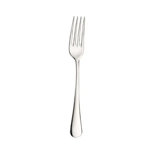 Stresa table fork from Pintinox, a sleek cutlery piece with polished stainless steel finish, designed for elegant dining.