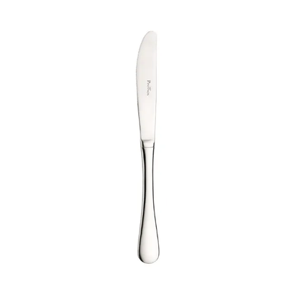 Glassware UK Pintinox Stresa table knife, part of cutlery set, featuring stainless steel blade and ergonomic handle design.