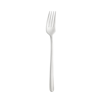 Glassware UK Pintinox Sky Satin table fork, elegant cutlery with a satin finish, featuring four tines and a sleek handle design.