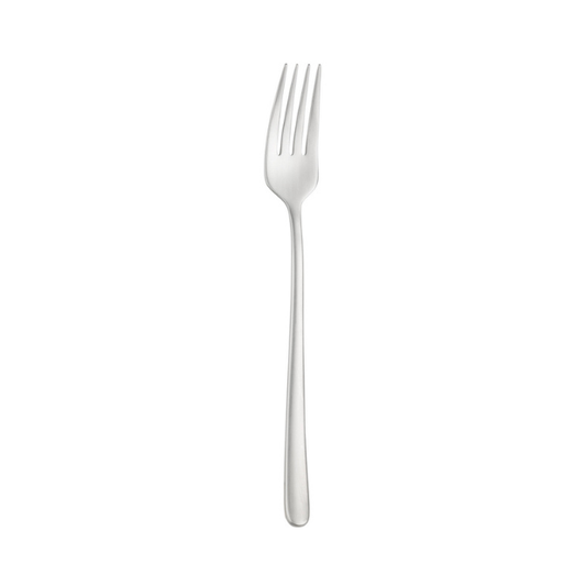 Glassware UK Pintinox Sky Satin table fork, elegant cutlery with a satin finish, featuring four tines and a sleek handle design.