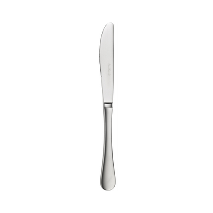 Glassware UK Pintinox Stresa Mystique table knife, elegant cutlery with a sleek stainless steel blade and ergonomic handle.
