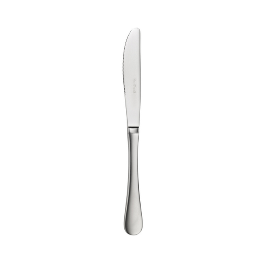 Glassware UK Pintinox Stresa Mystique table knife, elegant cutlery with a sleek stainless steel blade and ergonomic handle.