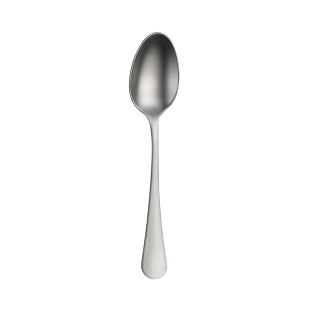 Glassware UK Pintinox Stresa Mystique tea spoon, elegant cutlery with a sleek design, suitable for tea and coffee service.