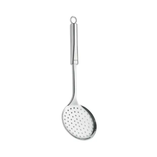Smart Skimmer from Ghidini, a kitchen utensil with a stainless steel mesh bowl for straining and skimming food in the kitchen.