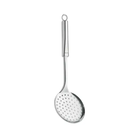 Smart Skimmer from Ghidini, a kitchen utensil with a stainless steel mesh bowl for straining and skimming food in the kitchen.