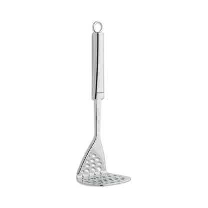 Glassware UK Smart Potato Masher by Ghidini, a stainless steel kitchen utensil with ergonomic handle for easy mashing.