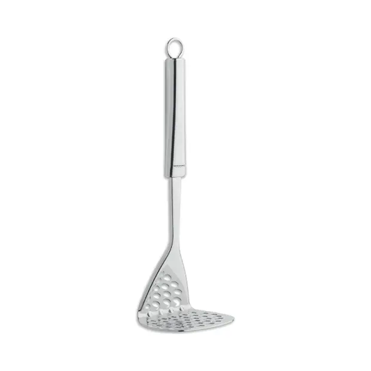 Ghidini Smart Potato Masher in kitchen utensil set, featuring stainless steel handle and durable mashing surface for smooth potatoes.