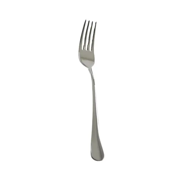 Claudia table fork by Svanera, a sleek cutlery piece with a polished finish, designed for elegant dining.