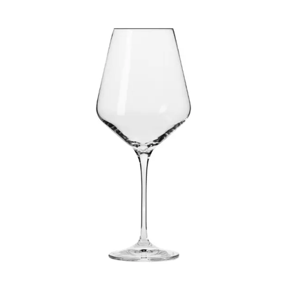 Set of six Krosno Avant-Garde wine glasses, 390ml capacity, clear glassware for wine drinking, from Glassware UK.