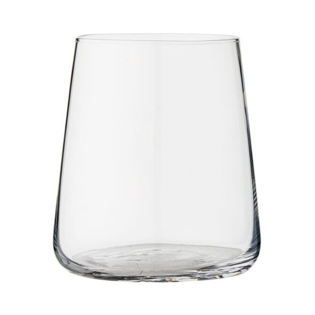 Set of six Krosno Avant Garde whisky tumblers in 430ml glassware, featuring clear, modern design for stylish drinking experiences.