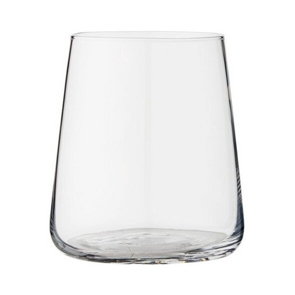 Set of six Krosno Avant Garde whisky tumblers in 430ml glassware, featuring clear, modern design for stylish drinking experiences.