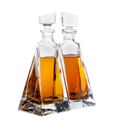 Lovers Crystal Decanter in 1Ltr with a sleek glass design, perfect for elegant beverage serving from Glassware UK.