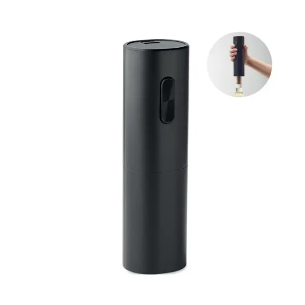 Glassware UK electric wine bottle opener accessory with sleek design and ergonomic handle for effortless cork removal.