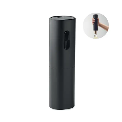 Glassware UK electric wine bottle opener accessory with sleek design and ergonomic handle for effortless cork removal.