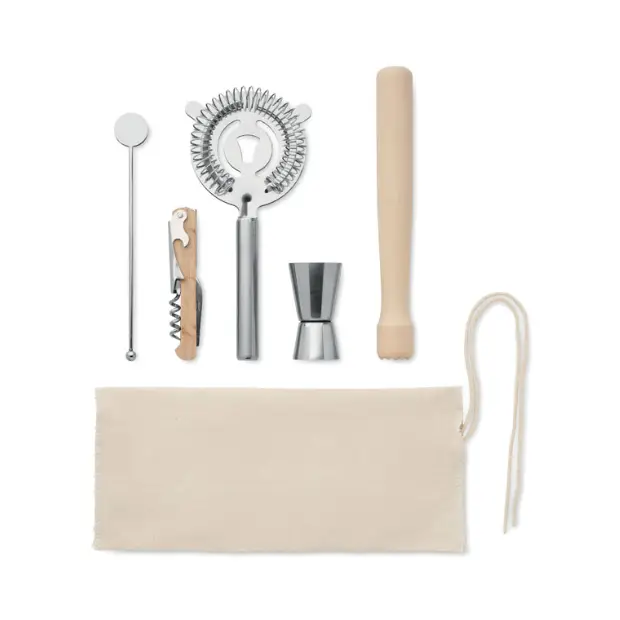 Mai Tai cocktail set accessories including colorful drink stirrers, umbrella picks, and cocktail flags from Glassware UK.