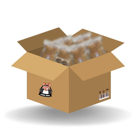 Large Cool Hog Snacks mystery box with assorted snacks, showcasing a variety of colorful packaged products inside.