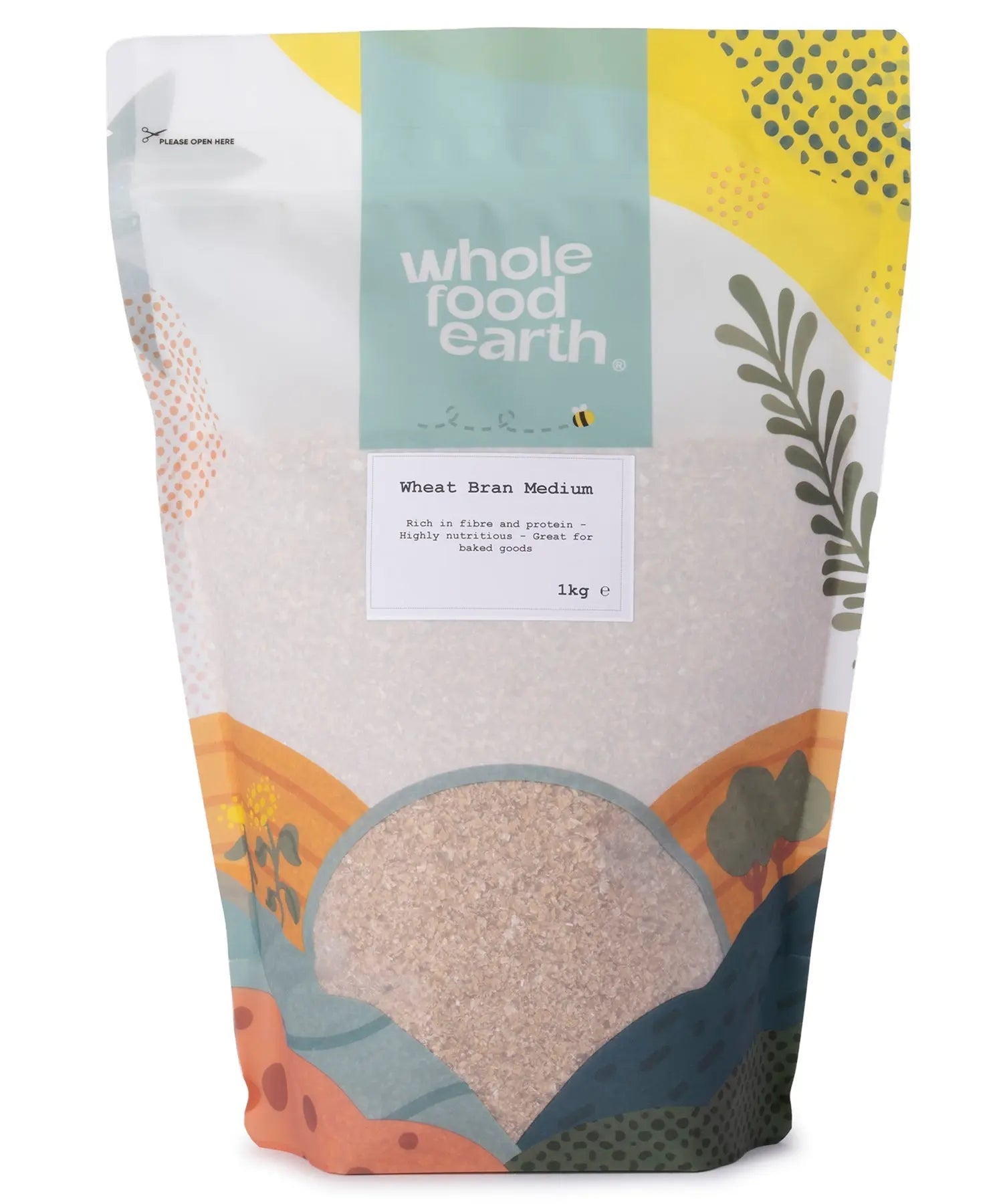 Wheat Bran Medium Whole Food Earth