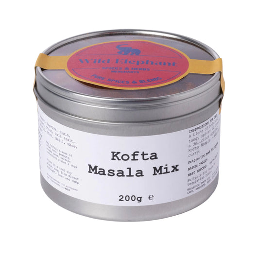 Wild Elephant Kofta Masala Mix from Whole Food Earth, a blend of spices for flavorful Indian kofta dishes.