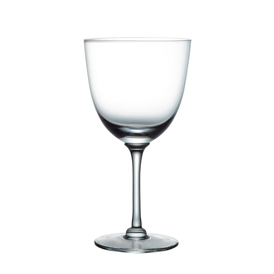 Clear crystal wine glasses from The Vintage List, featuring elegant, classic design with a smooth bowl and slender stem.