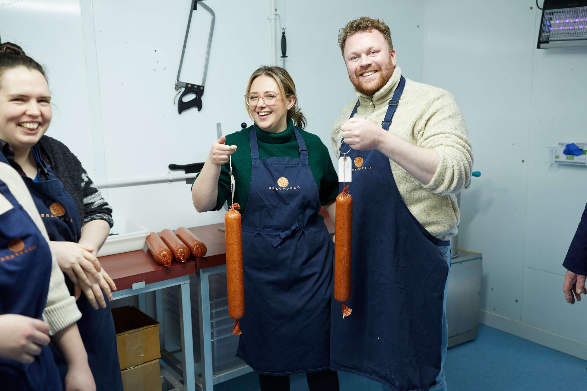Bray Cured Chorizo and Salami course gift card in a boxed presentation, perfect for charcuterie enthusiasts.