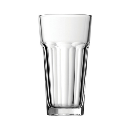 Casablanca Water Glass 365ml whisky tumbler by Glassware UK, clear glass with a sleek design for water or spirits.