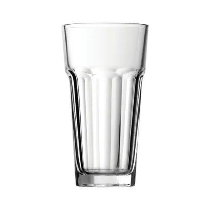 Casablanca 365ml whisky tumbler glassware UK, clear water glass with a smooth cylindrical shape and sturdy base.