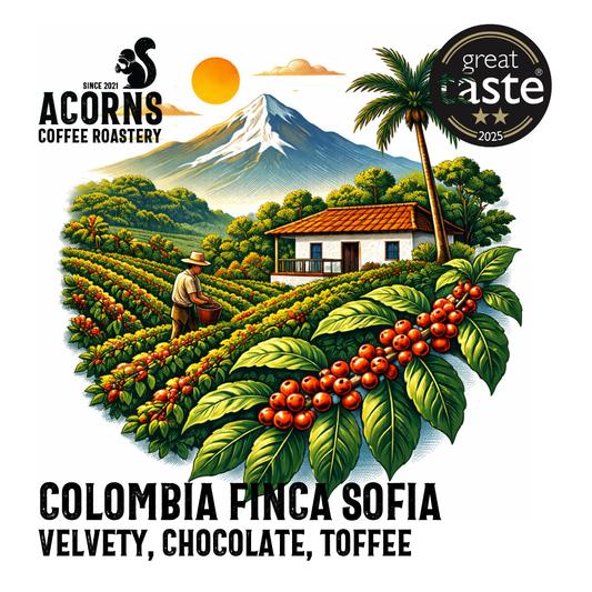 Colombia Finca Sofia Acorns Coffee & Cake