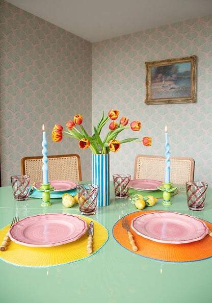 Casa by Josephine Jenno Amalfi Coast Vase, elegant ceramic vase with a scenic coastal design, perfect for home décor.