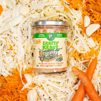 CRAFTY KRAUT WITH CARAWAY & GARLIC