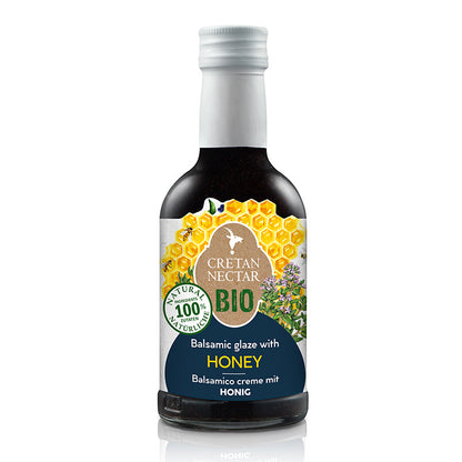 Organic Balsamic Cream / Glaze with Thyme Honey - Cretan Nectar