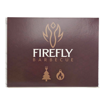 FireFly Barbecue Christmas gift set with award-winning rubs and sauces in a festive box, perfect for grilling enthusiasts.