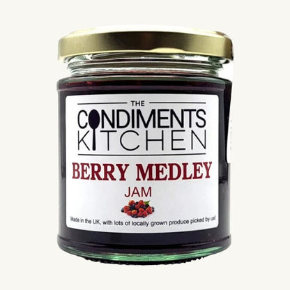 THE CONDIMENTS KITCHEN BERRY MEDLEY JAM 195g