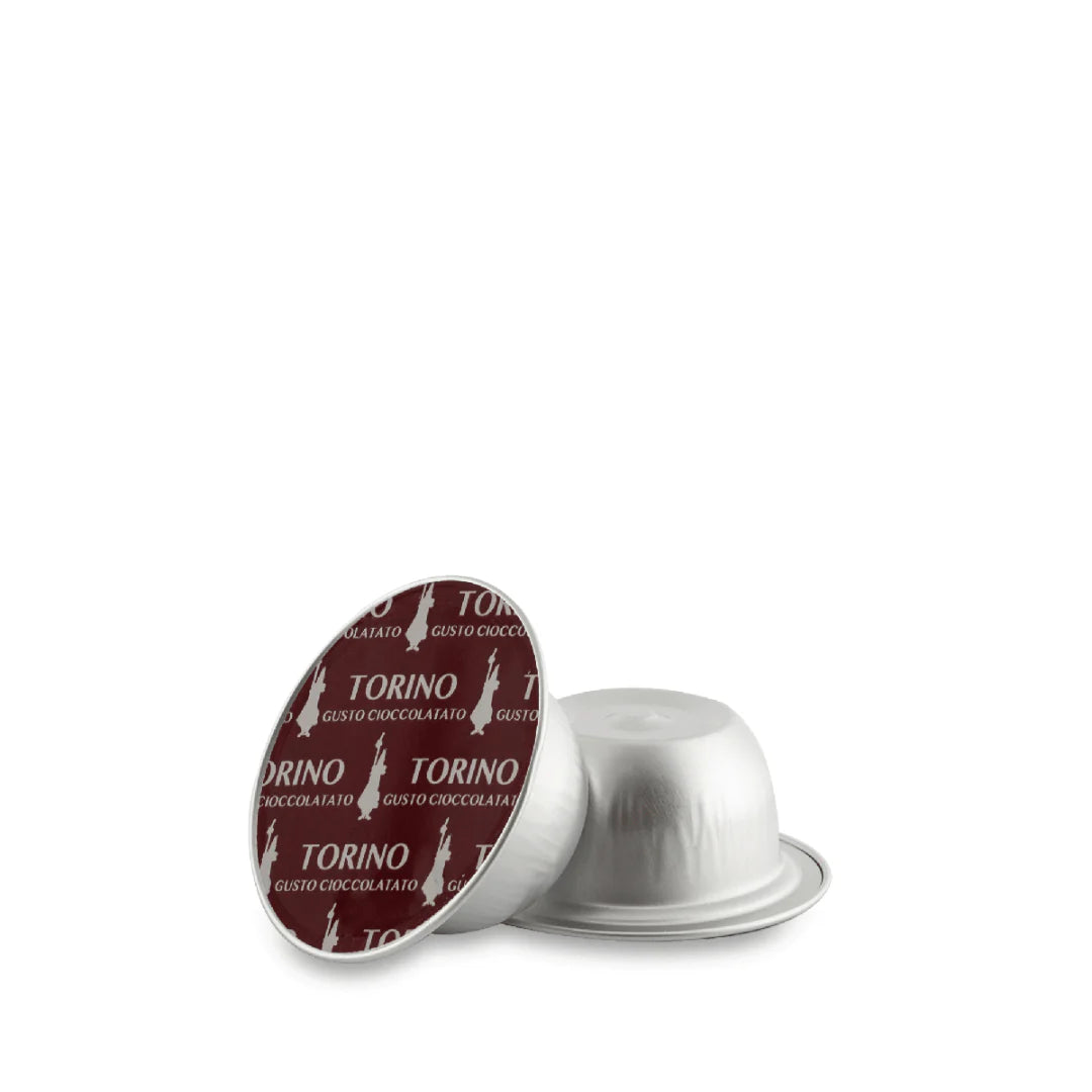 Bialetti Caffe’ d’Italia Gioia coffee capsules by Brew Italia, compatible with Bialetti coffee machines, in a package of capsules.
