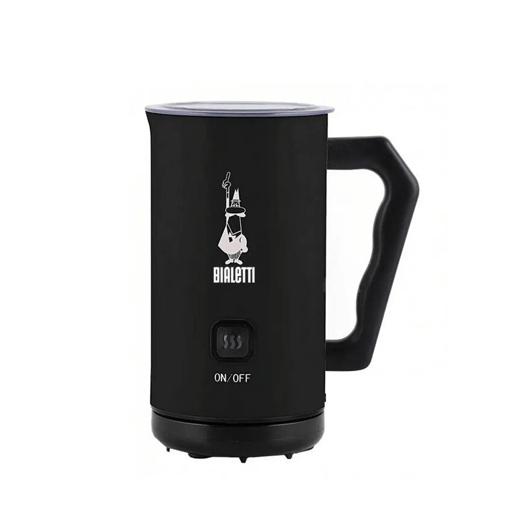 Bialetti Electric Milk Frother in black, part of Brew Italia's Bialetti Hardware collection, for creamy frothed milk.
