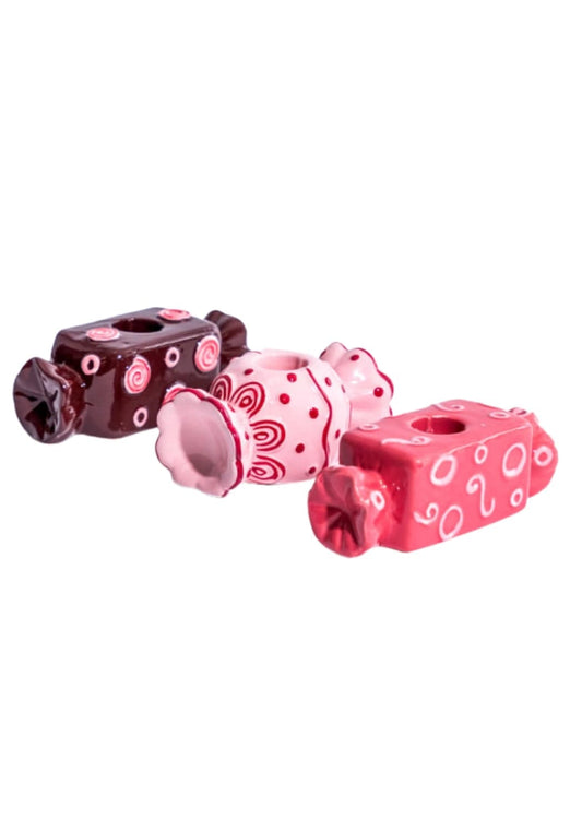 Set of three Casa by Josephine Jenno Bonbon Tea Light Holders with rose mix design, decorative candle holders for ambient lighting.
