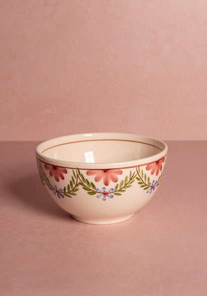 Camilla Cereal Bowl, Green Garland