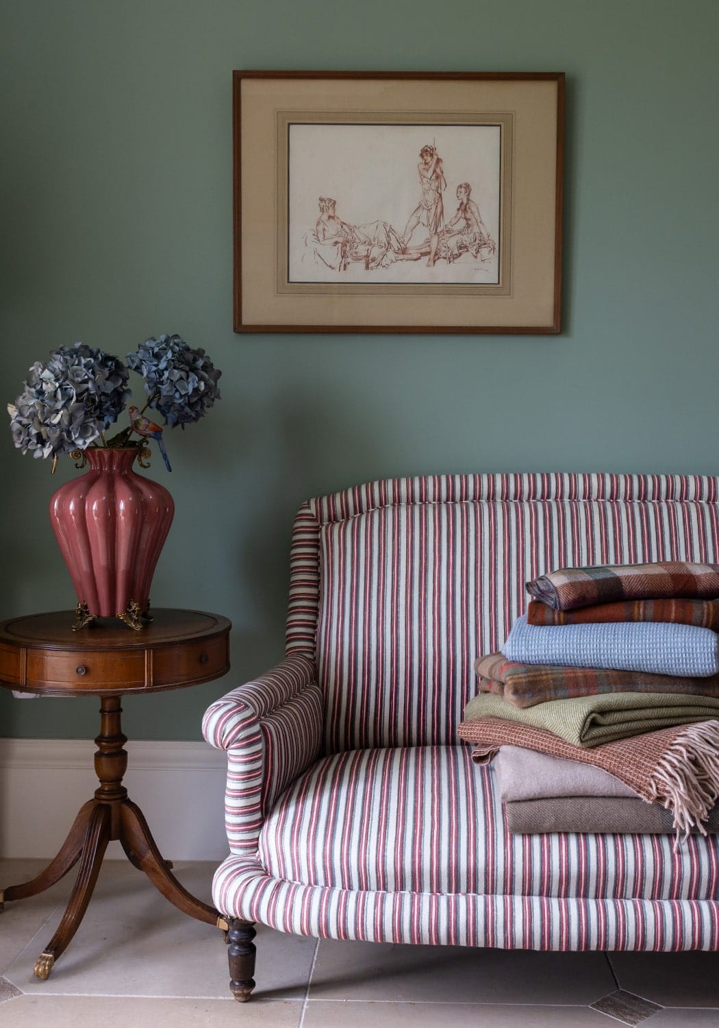 Bridgerton Regency style vase by Casa by Josephine Jenno featuring two decorative birds on elegant ceramic.