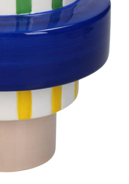 Colorful retro mini vase by Casa by Josephine Jenno, featuring vibrant patterns and a compact design, perfect for decorative displays.