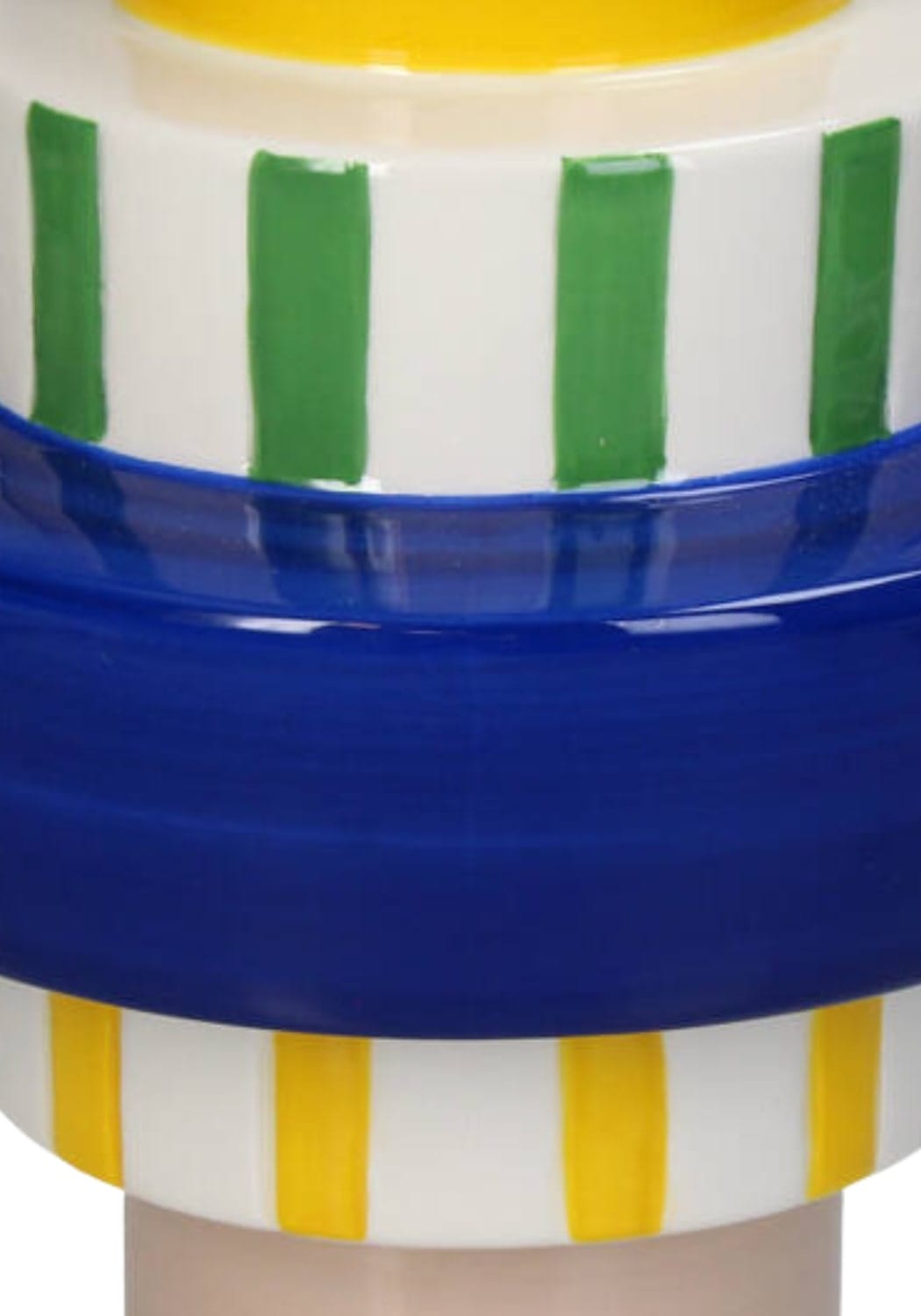 Colorful Retro Mini Vase by Casa Josephine Jenno, small decorative vase with vibrant patterns and compact design.