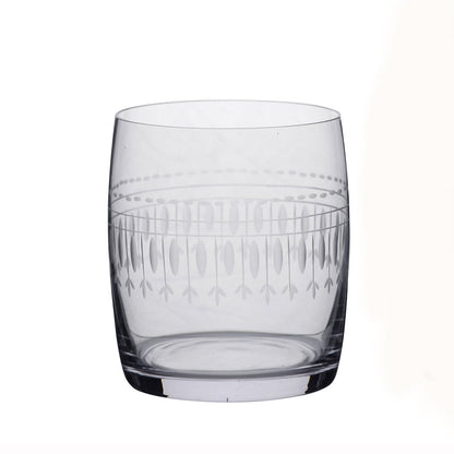 A Set of Four Crystal Carafe Glasses
