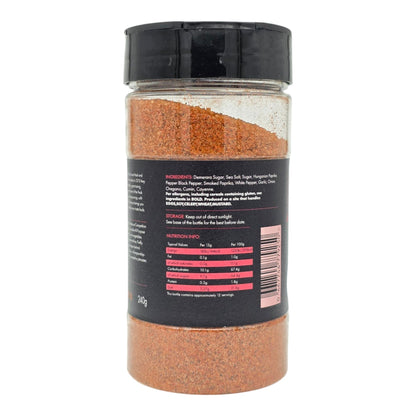 FireFly Barbecue Competition BBQ Rub jar with label, showcasing a flavorful spice blend for grilling and smoking.