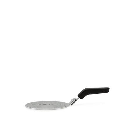 Bialetti Induction Plate converter for induction stoves, compatible with Bialetti hardware, shown as a flat metal plate for cookware.