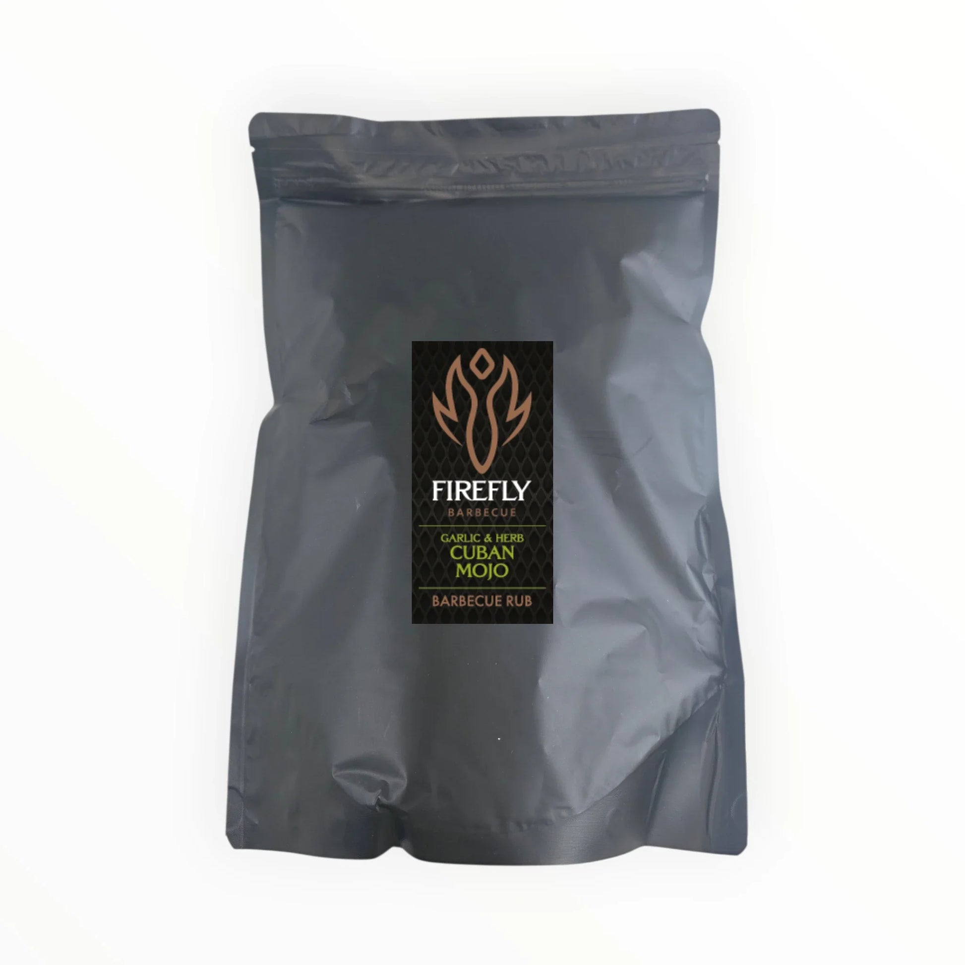 FireFly Barbecue Florida Cuban Mojo BBQ Rub in 1kg jar, featuring a vibrant blend of spices for flavorful grilling and barbecuing.