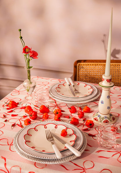 4- Pieces Pop Unis White Cutlery Set